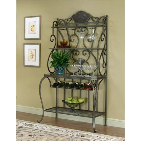 Antique Bronze Baker's Rack